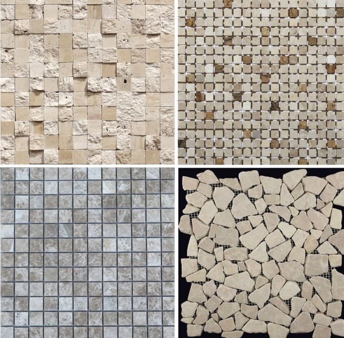 Разновидности каменной мозаики для отделки стен и полов