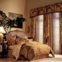 Шикарная спальня с плотными шторами
