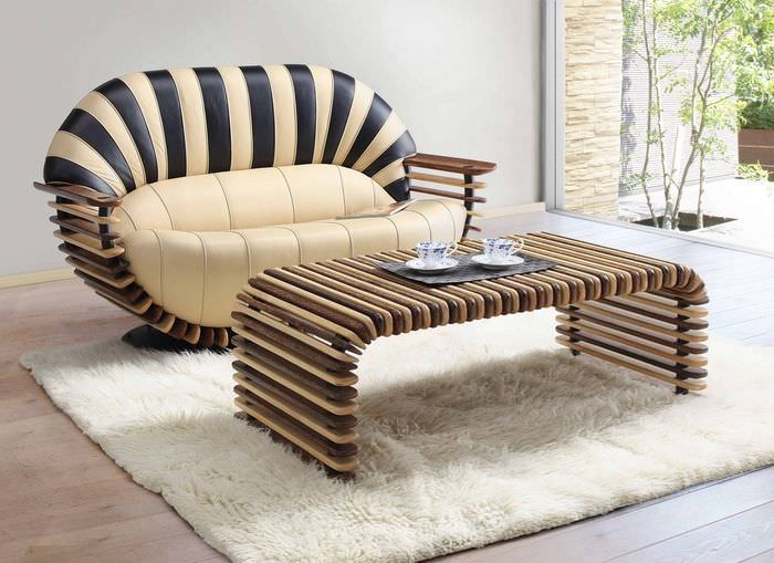 Дизайнерские диван для украшения домашнего интерьера