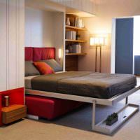 Кровать-трансформер в дизайне комнаты