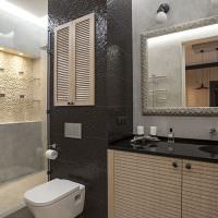 Дизайн ванной комнаты в однушке