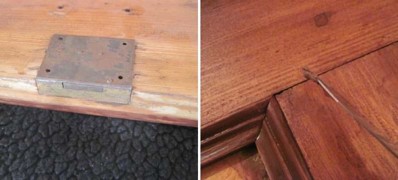 Восстановление отдельных элементов деревянного шкафа