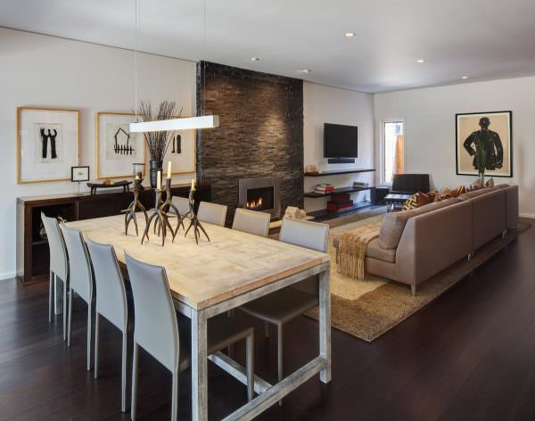 Дизайн гостиной в современном стиле 2020 во многом зависит от размеров помещения