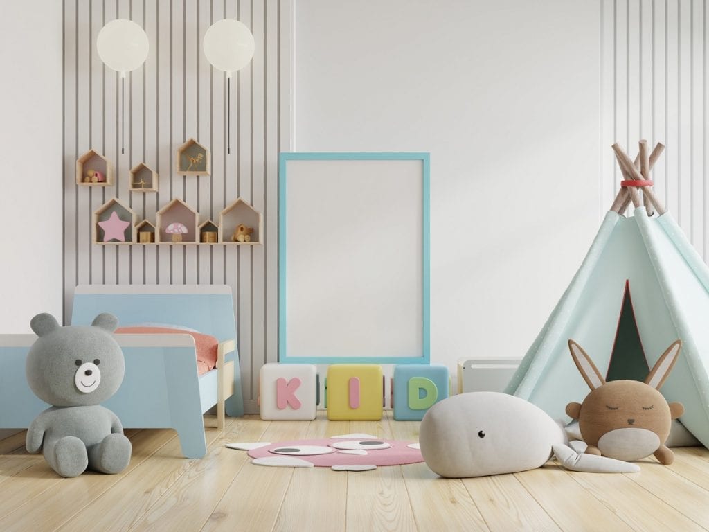 Детская комната для дошкольника с игрушками